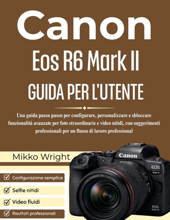 Canon Eos R6 Mark II GUIDA PER L'UTENTE - cover