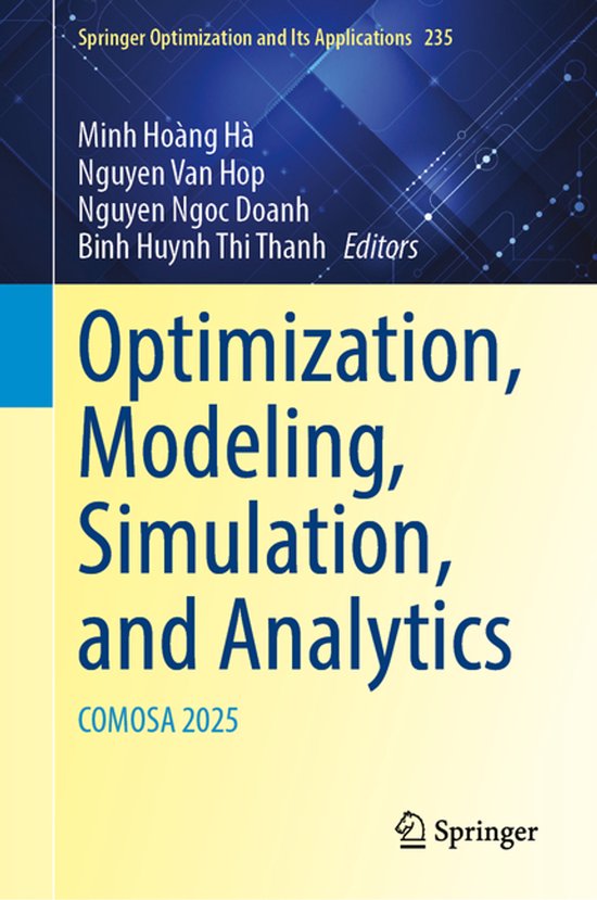 Springer Optimization and Its Applications235- Optimization, ... - cover