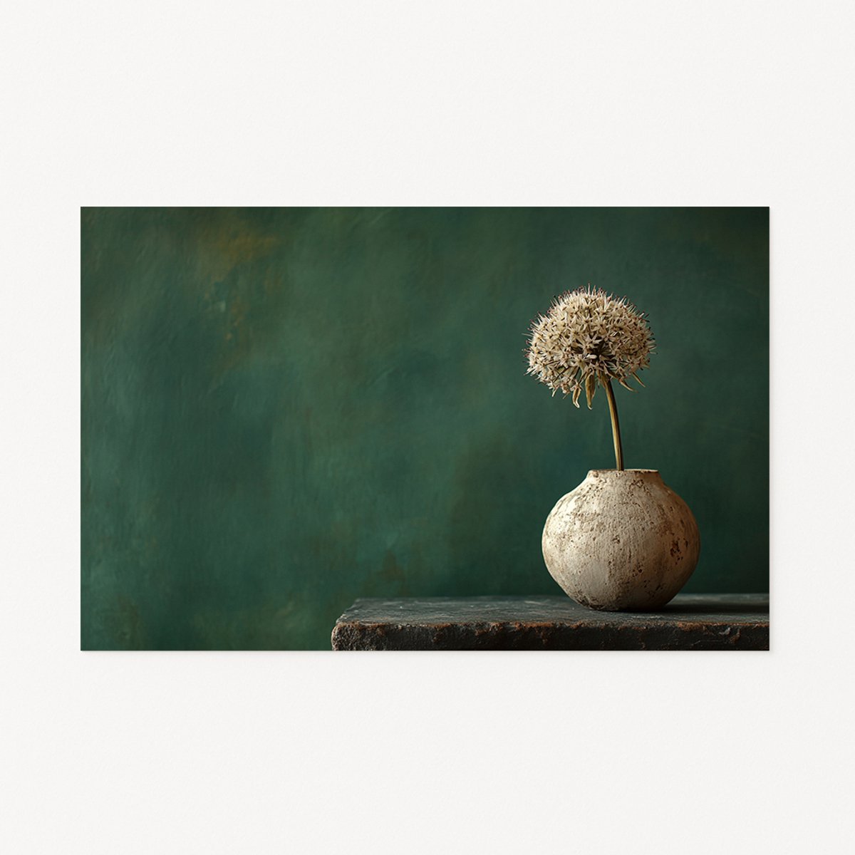 Bloem muurdecoratie – wanddecoratie modern – interieurposters – 100x70 cm
