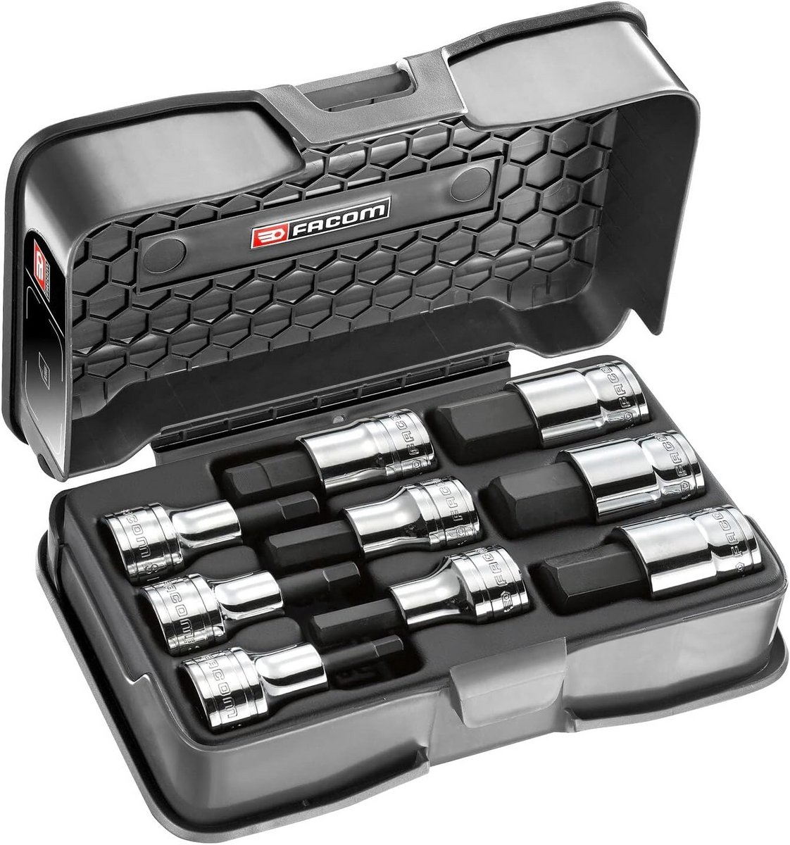 Steeksleutelset 6 delig 5-19 mm metrisch 1/2 inch