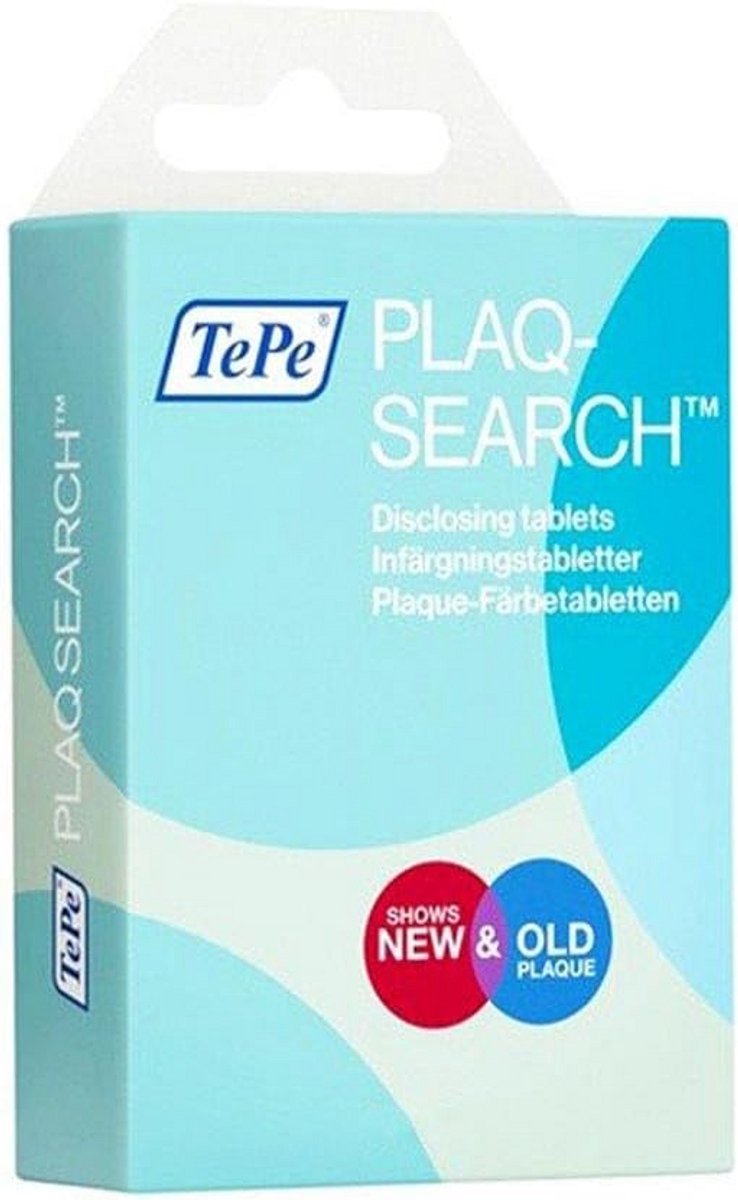 Plaq-Search Tablets 10 Stuks - 2-Pack voor Gezonde Tanden en Vlekkeloze Reiniging