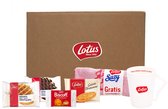 Lotus Koffiemoment Koekmix doos - Mix van Biscoff, Wafels & Galettes Bretonnes - Inclusief Lotus Mok & Keukenhanddoek - 180 stuks - 2310g