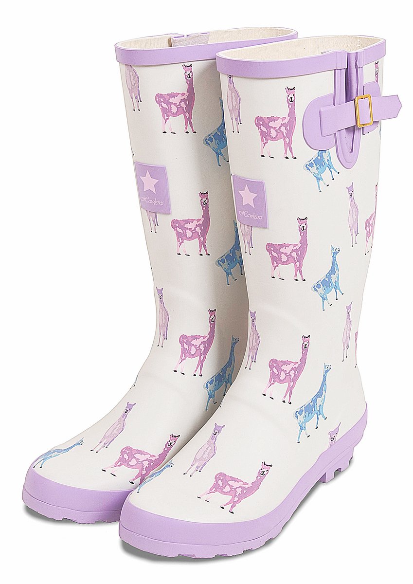 Solemates® Regenlaarzen - Dames - Natuurrubber - Verstelbare Schacht - Uitneembaar Voetbed - Maat 40