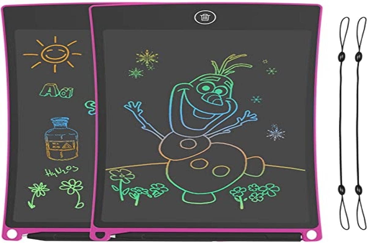 Erasable graphic tablet for kids - 8.5 inch colorful LCD drawing board
