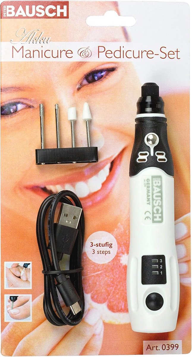 Manicure en Pedicure Set met USB Opladen