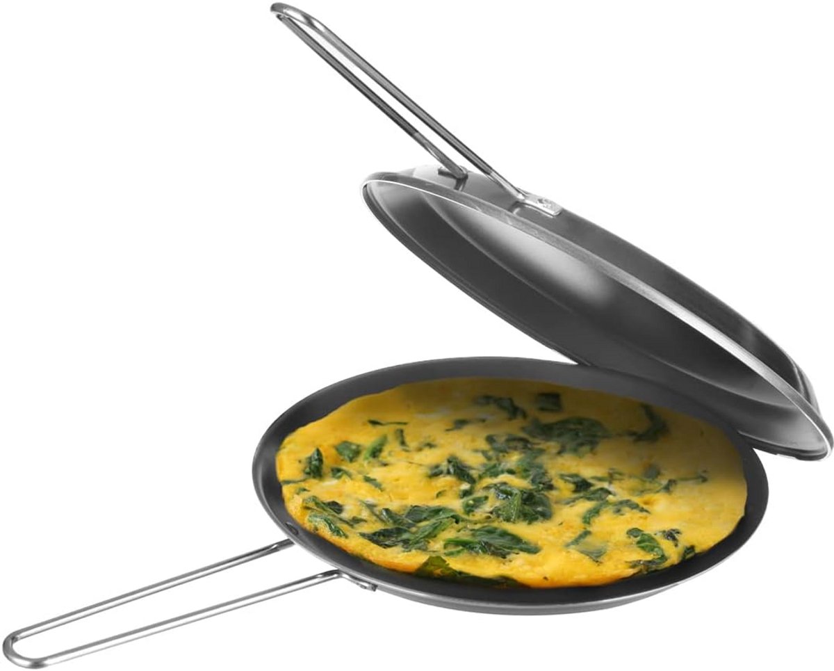 Omeletpan 20 cm antracietgrijs - Intuïtief en Ergonomisch Koken