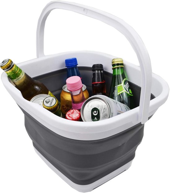 Opvouwbare Handige Mand/Emmer - 11L - Multifunctioneel en Ruimtebesparend — afbeelding 3