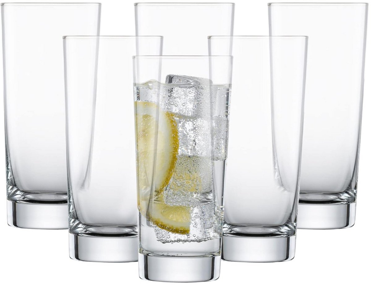 Longdrinkglazen Set van 6 - 0,37 L - Duurzaam en Vaatwasmachinebestendig