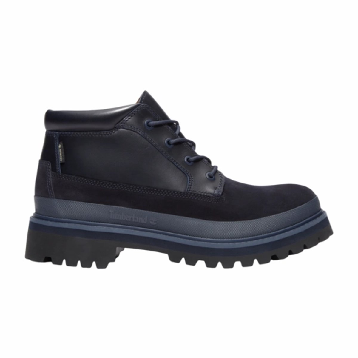Timberland Men Premium Mid Lace Up GTX Chukka Boot Dark Suede-Schoenmaat Blauw