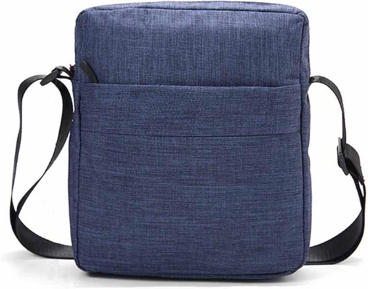 Waterdichte Schoudertas voor heren - 26 cm Crossbody Tas voor Mobiele Telefoon, Sleutels en Waterfles