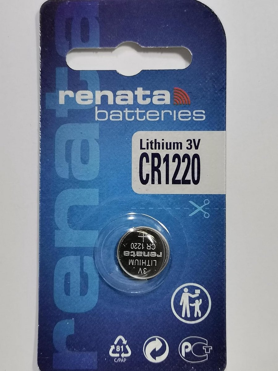 Lithium Coin Cell Batterij 3V CR1220 - Hoge Kwaliteit, Langdurige Energie
