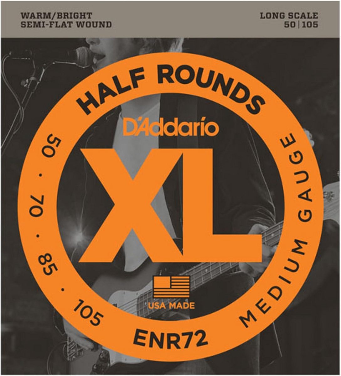 Snarenset voor 4-snarige basgitaar - XL Half Rounds 50-105