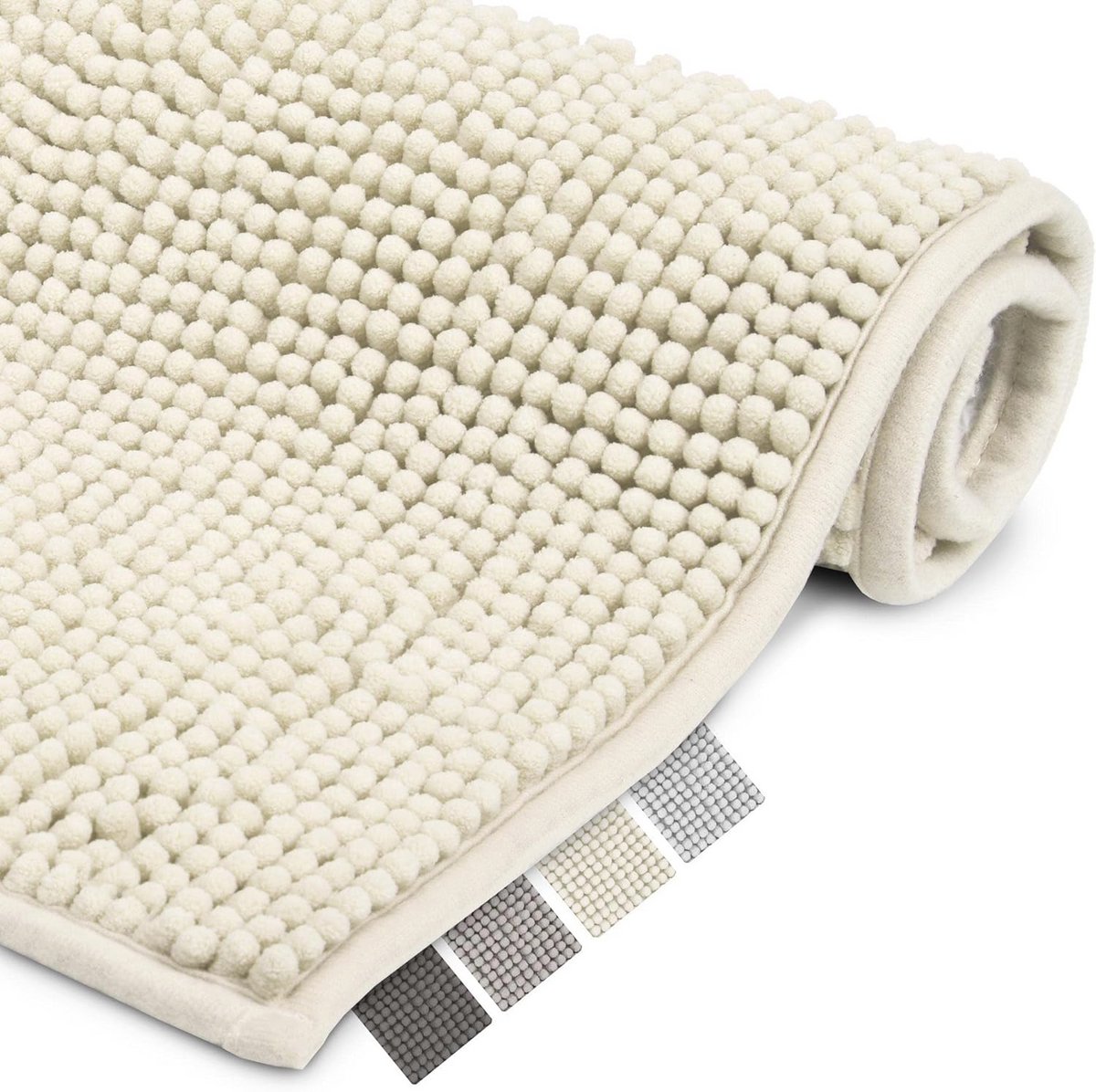 Antislip Badmat Nature 70x100cm - Fluffy Toilet- en Douchemata voor Badkamer - Geschikt vo