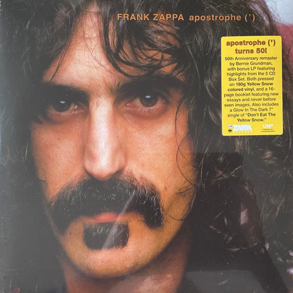 Frank Zappa - Apostrophe (') Turns 50! - 2LP + single - Coloured Vinyl