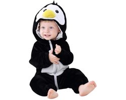 Unisex Winter Dieren Romper met Capuchon voor Baby's van 3-36 Maanden
