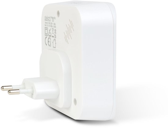 Draadloze Deurbel Zonder Batterijen – Kinetisch – 2 Ontvangers – 36 Melodieën – LED Indicator – Wit - 1 Stuks [55331WH-2] — afbeelding 2