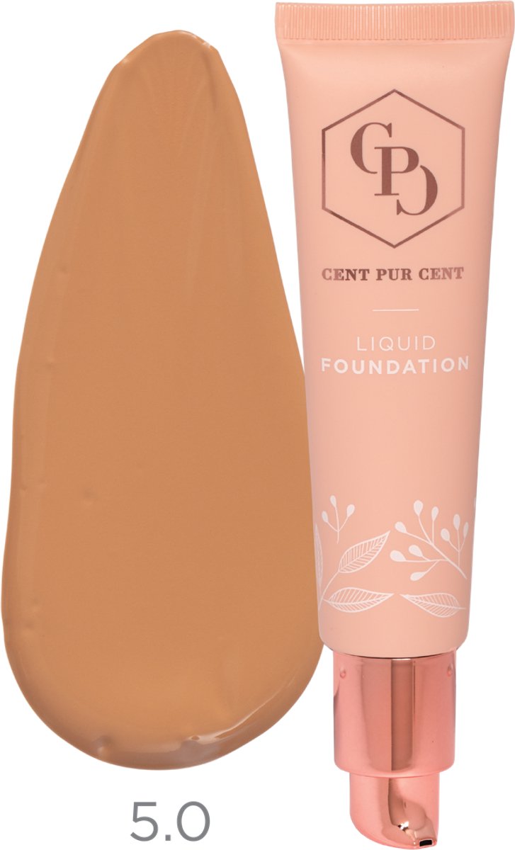 Cent Pur Cent Liquid Mineral Foundation 5.0 - Minerale Foundation - Huidvriendelijk