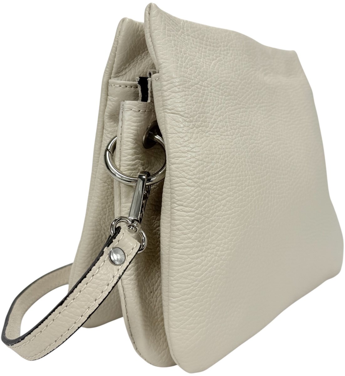 Dames schoudertas / handtas - Premium leather -Origineel design - Harmonica tas - Handmade in Italy - Prachtige kleuren