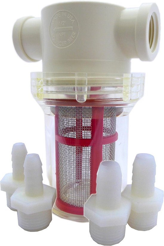 Les-Theresa Bier Inline Filter Zeef Voor Thuis Brouwen 150 Micron 100 Mesh Water En Bier Filtering Les-Theresa Bier Inline Filter Zeef Voor Thuis Brouwen 150 Micron 100 Mesh Water En Bier Filtering