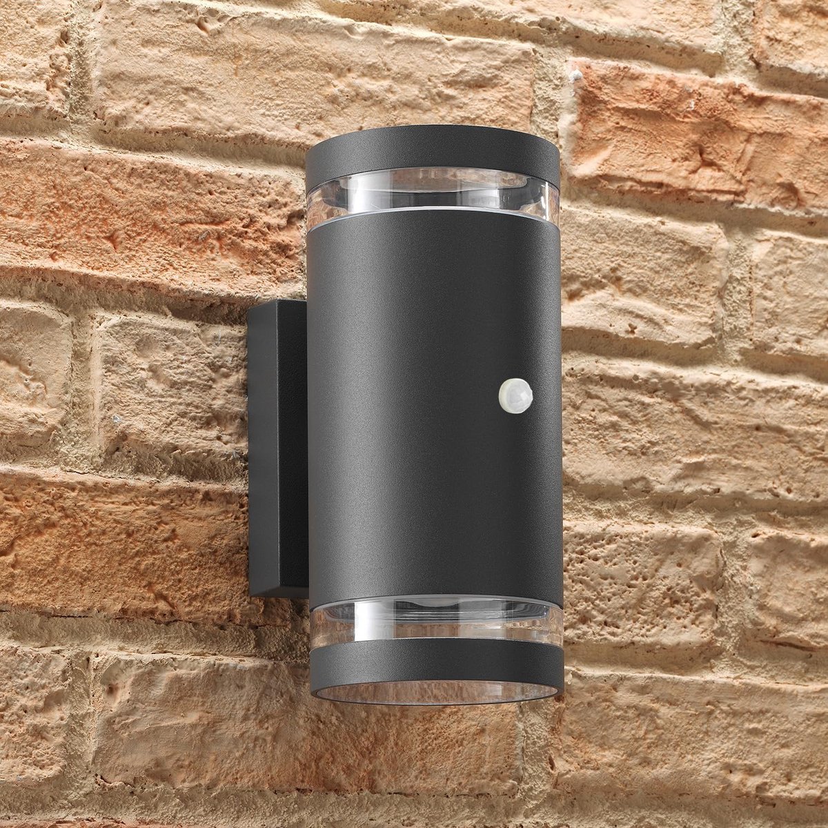 Bewegingssensor Buitenwandlamp met Dusk Till Dawn Modus - Antraciet