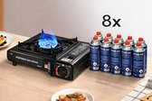 Draagbaar Gasstel met Koffer – Camping Kooktoestel. Camping