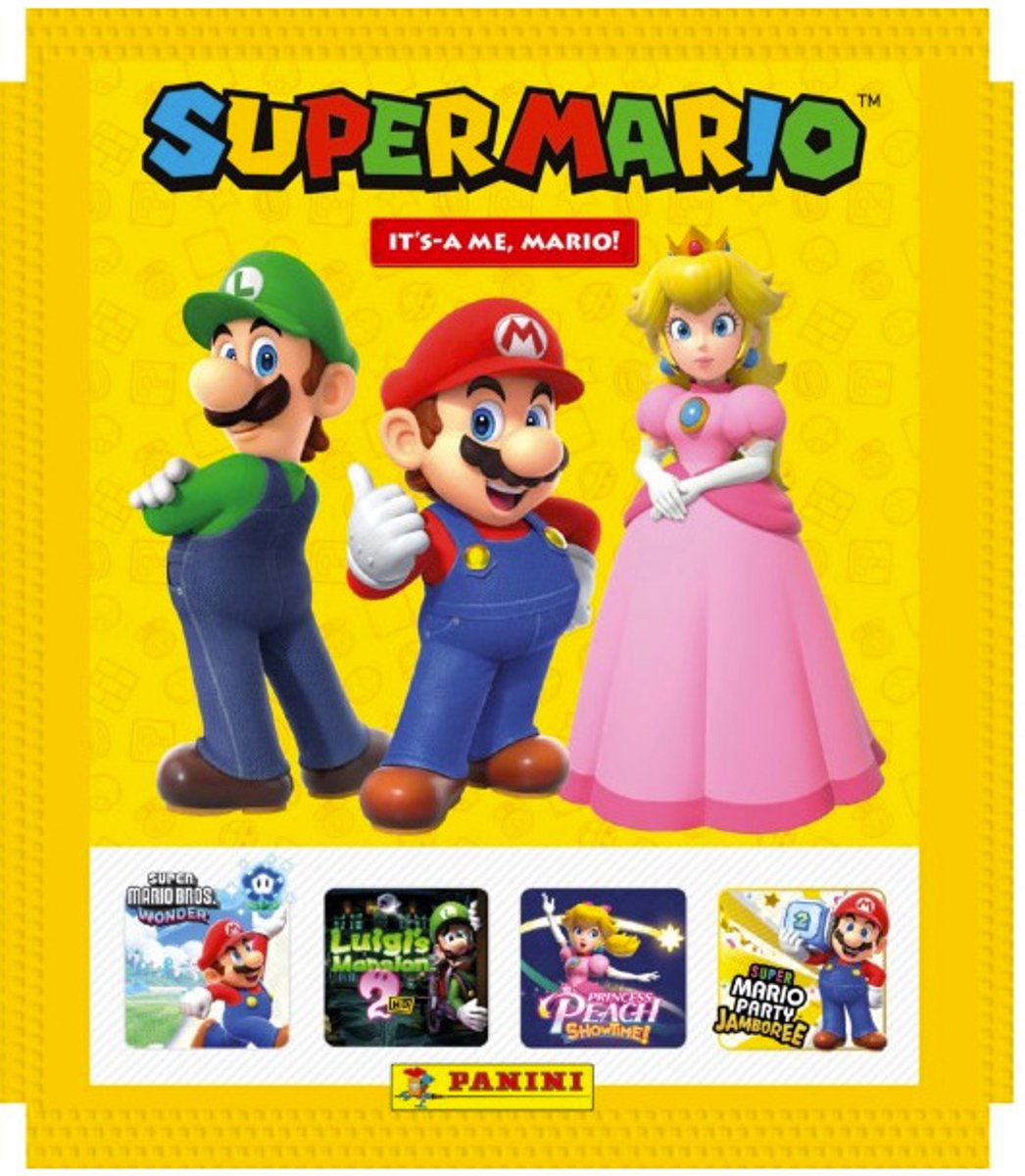 Panini Super Mario Sticker Collection 2-Sticker Pack (Diversen) Nieuw