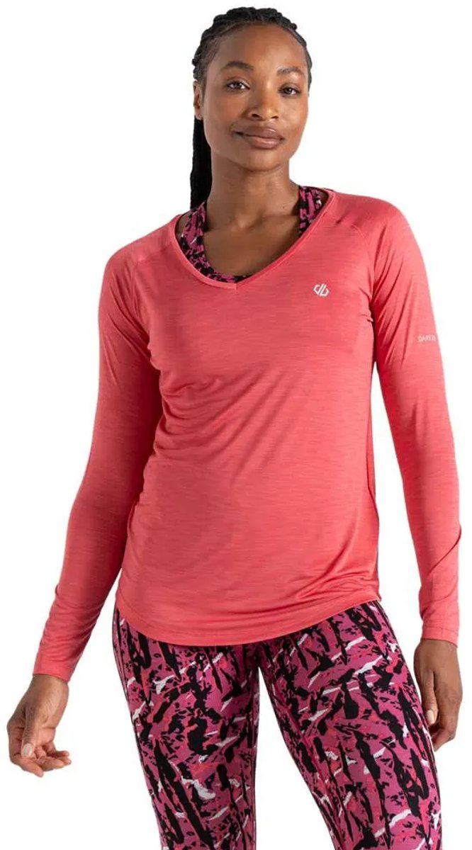 Dare2b Discern T-shirt Met Lange Mouwen Vrouw Roze