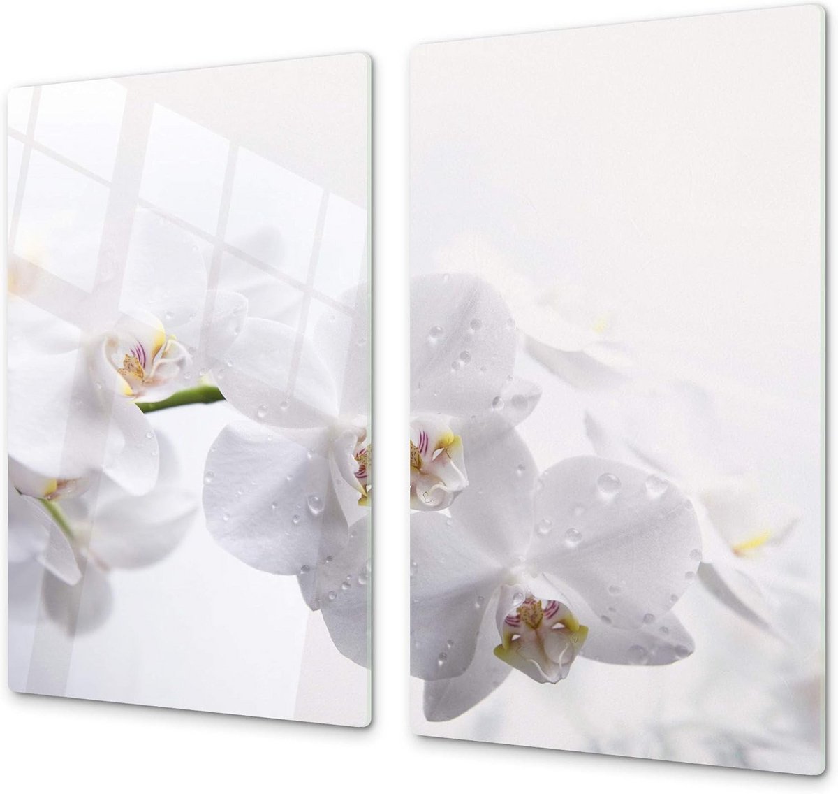 Snijplank Set - Glass Cutting Board en Inductiekookplaat Deksel - Multifunctioneel en Hygiënisch