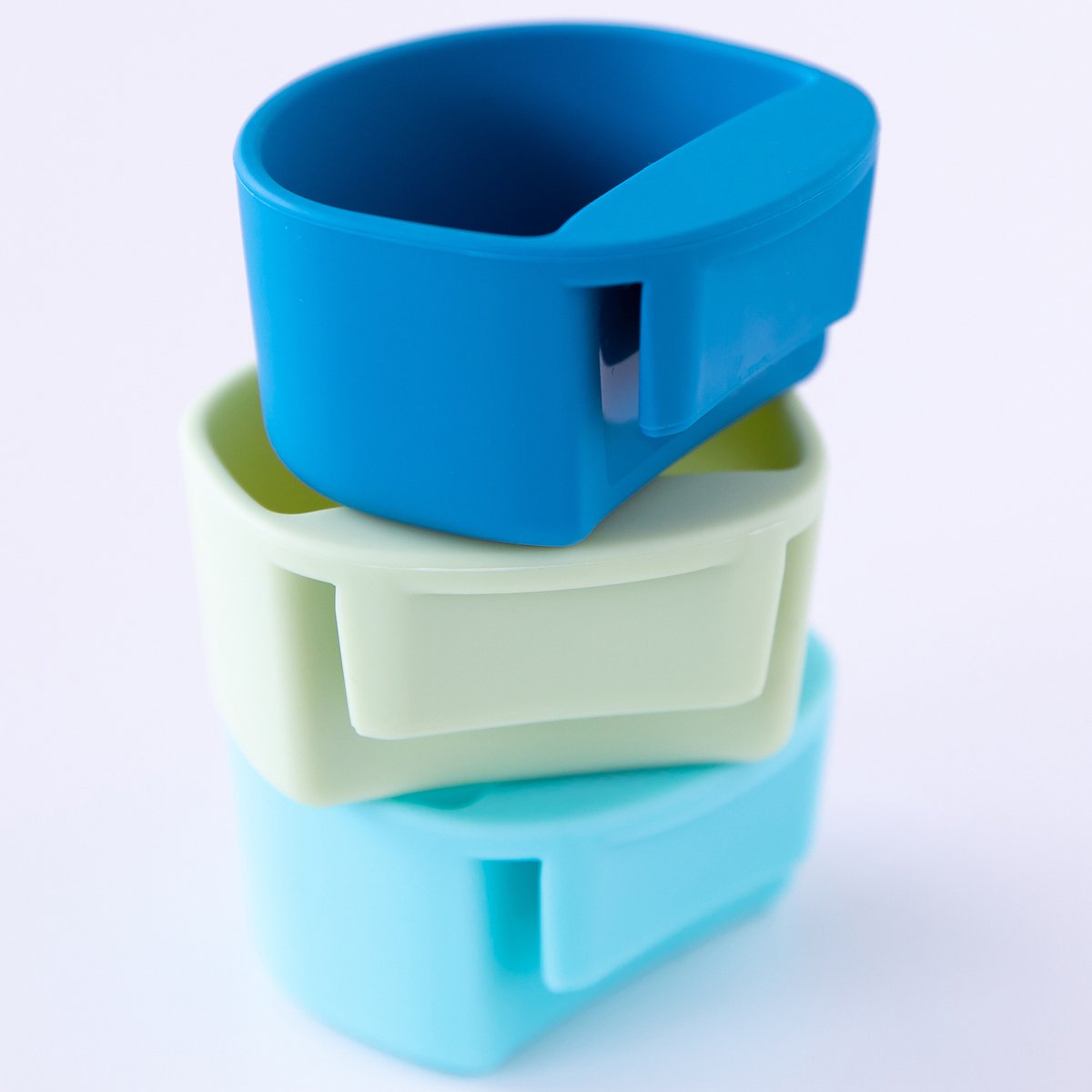 Bumkins - Little Dippers | Siliconen Dipbakjes voor aan de Rand van een Bord of Kom (3 stuks) - Gumdrop
