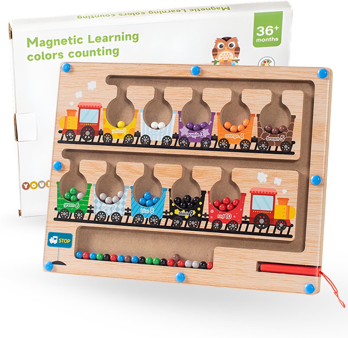 Youly ® Magnetisch Doolhof Houten