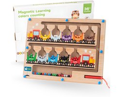 Youly® Magnetisch Doolhof Houten Speelgoed – Educatief Montessori Speelgoed voor Kinderen vanaf 3 jaar - Trein Editie