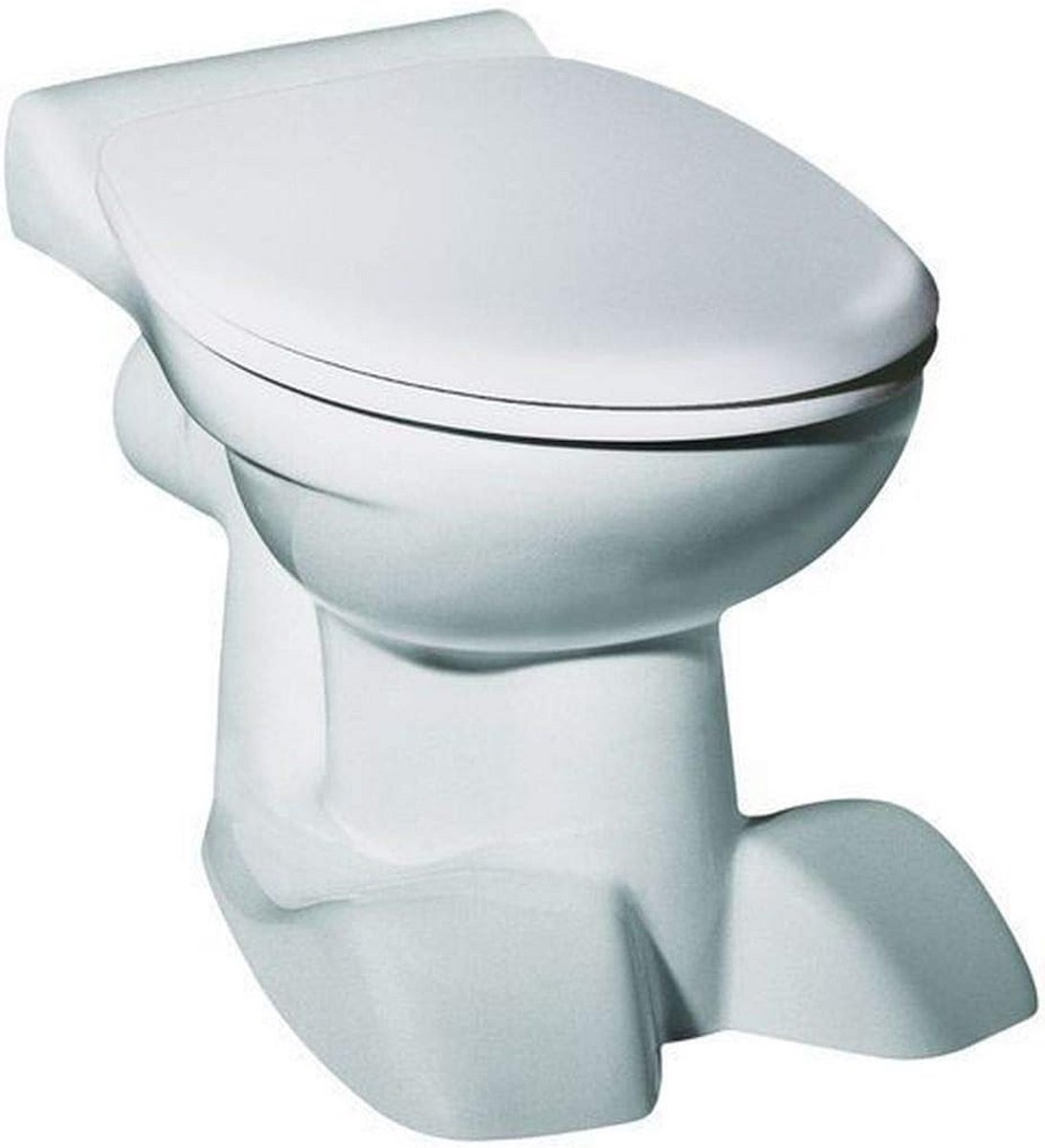 Witte Duroplast WC-bril voor Kinderen met Overlappend Deksel