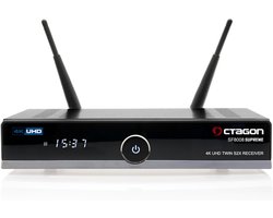 UHD 4K Supreme Twin Sat Receiver met Dual Tuner en WiFi - Opnamefunctie en M.2 Slot