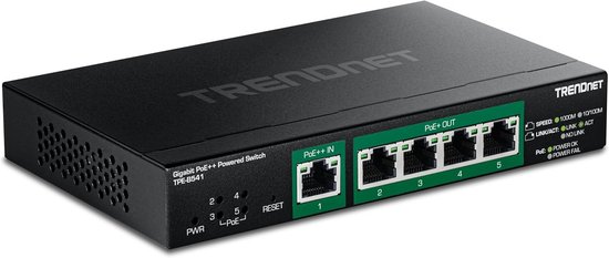 5-Port Gigabit PoE++ Managed Switch met PoE | bol