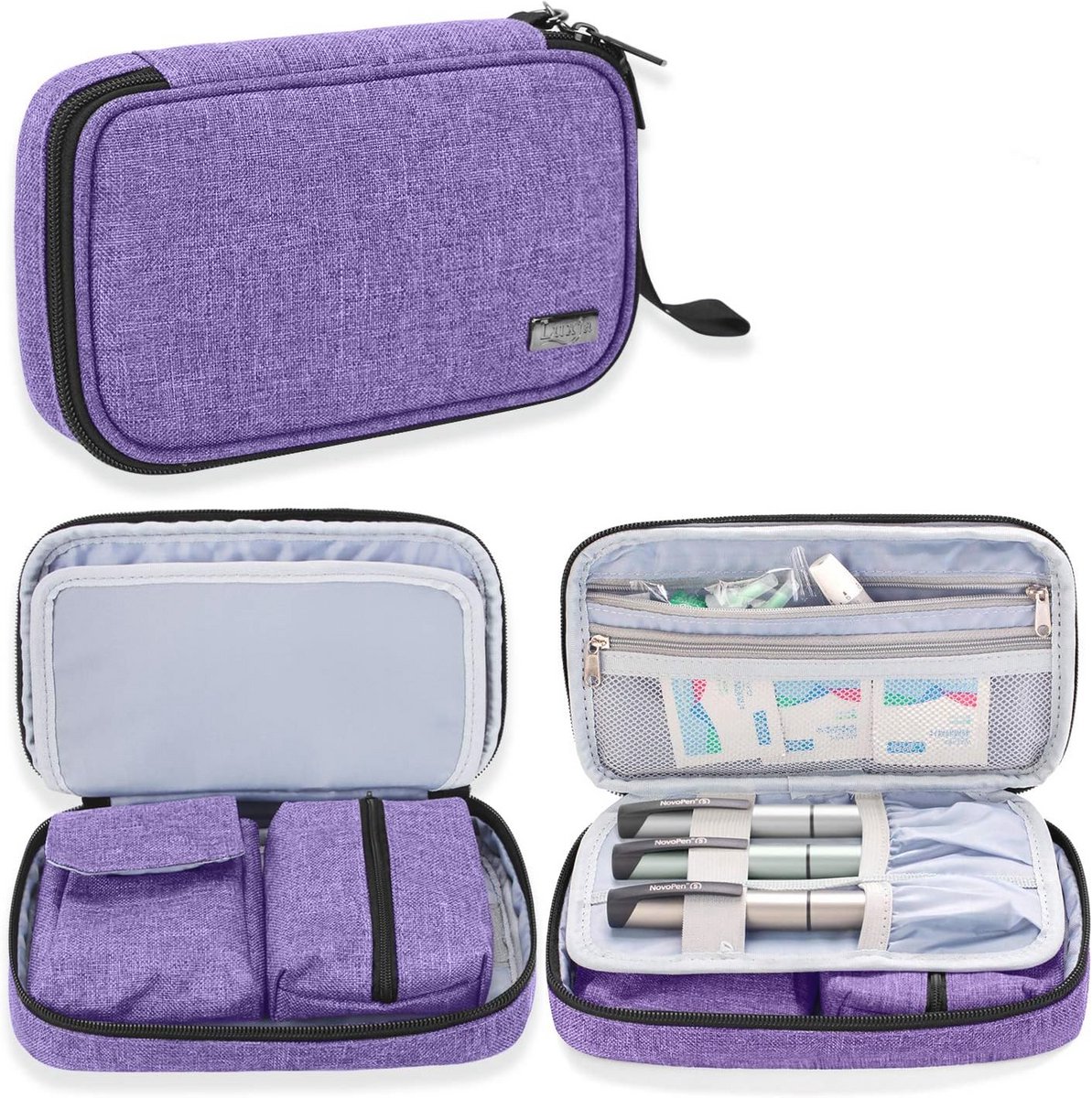 Tas voor diabetici - compact en praktisch voor bloedsuikermeters en accessoires