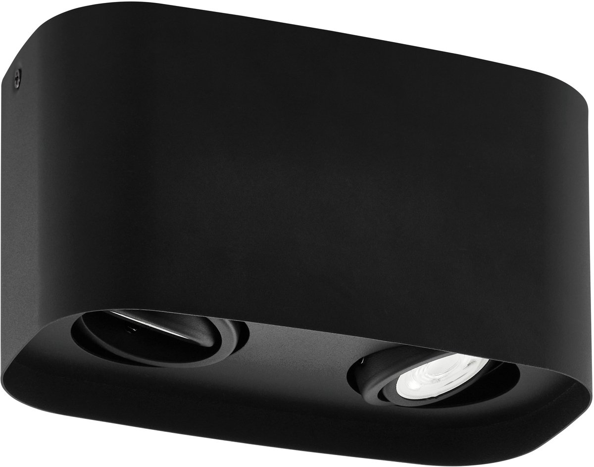 EGLO connect.z Caminales-Z Smart Plafondlamp - GU10 - 24 cm - Zwart - Instelbaar RGB & wit licht - Dimbaar - Zigbee