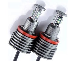 TLVX H8 Cree LED Angel Eyes Canbus (set) Geschikt voor BMW E90 - E92 - E71 - X6 E82 - E60 - E70 - M3 - X5 - X6