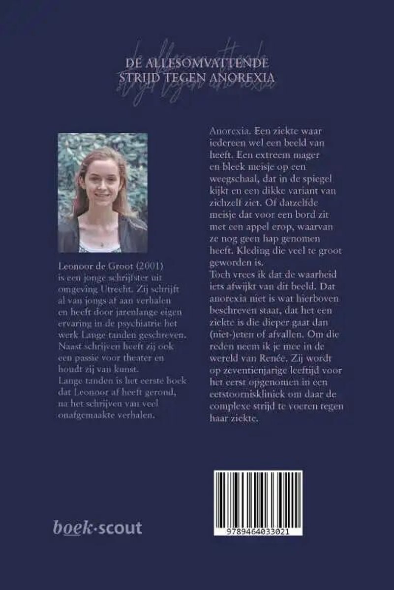 Lange tanden - back cover