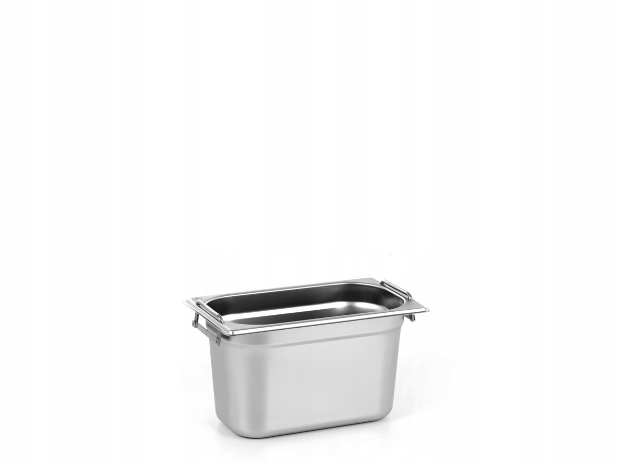 Gastronorm Bak 1/4 150mm 3,7L RVS met Handvatten