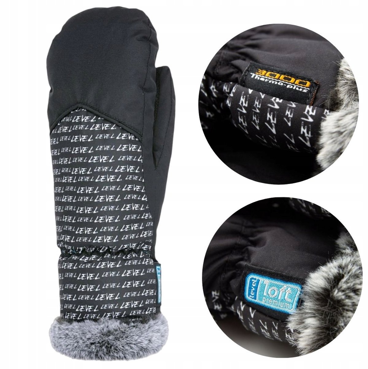 LEVEL Meisjes Skiwanten - Warm & Waterdicht - Maat L/6