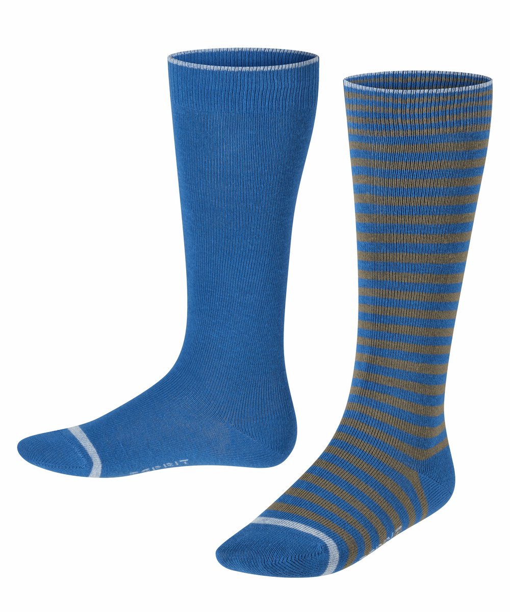Esprit Kniekousen Easy Stripe 2-Pack