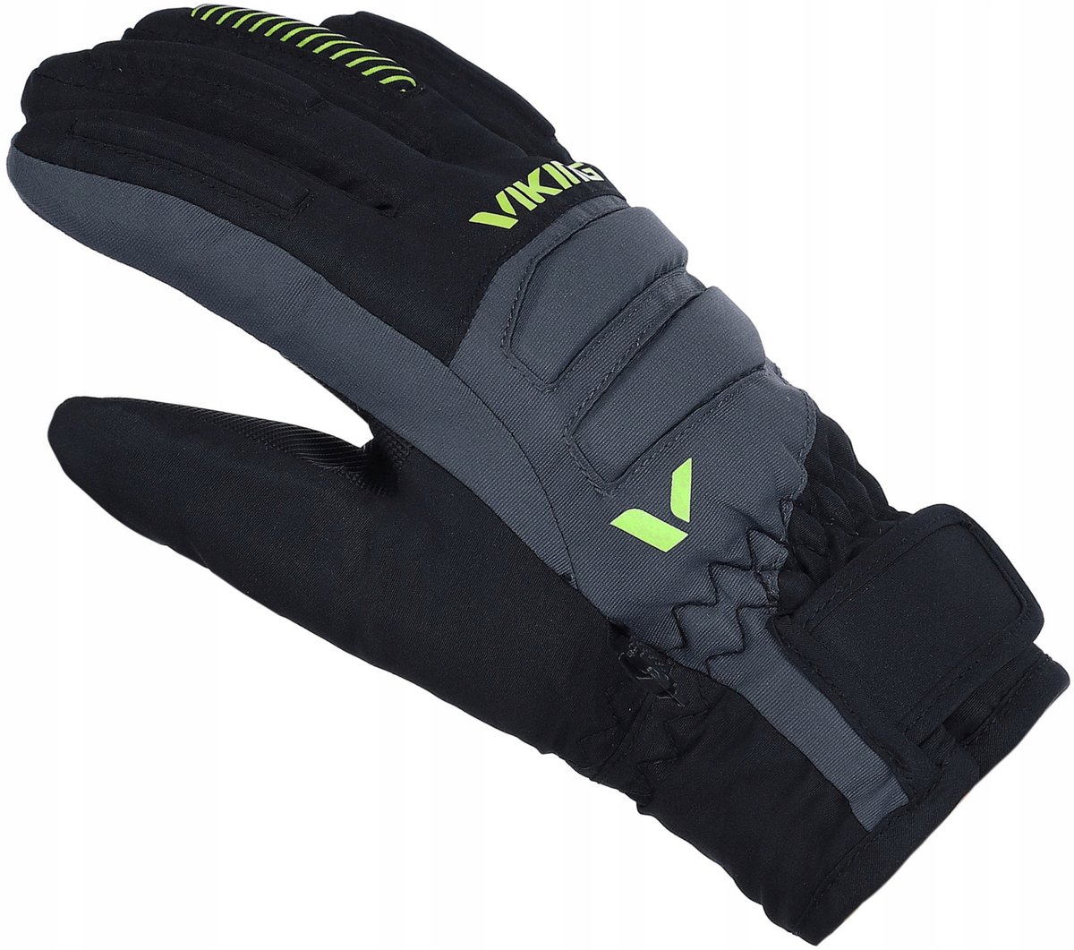 VIKING Flinx Ski kinderwinterhandschoenen warm en waterdicht Zwart