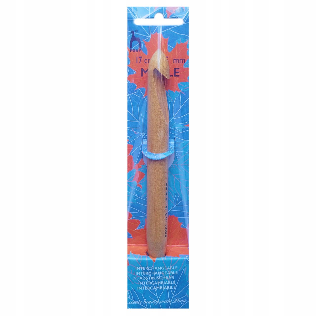 Pony Maple haaknaald 15,0 mm - verstelbaar met koord