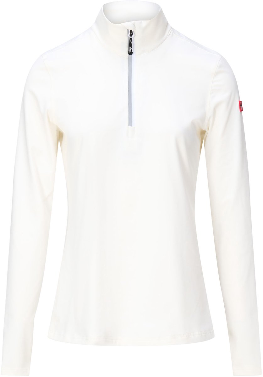 Nordberg dames ski pully Skien – korte rits skipully Wit