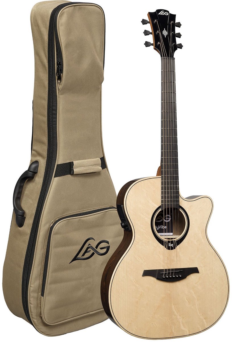 LAG Guitars HyVibe 30 HV30ACE E/A westerngitaar met ingebouwd multi-effect
