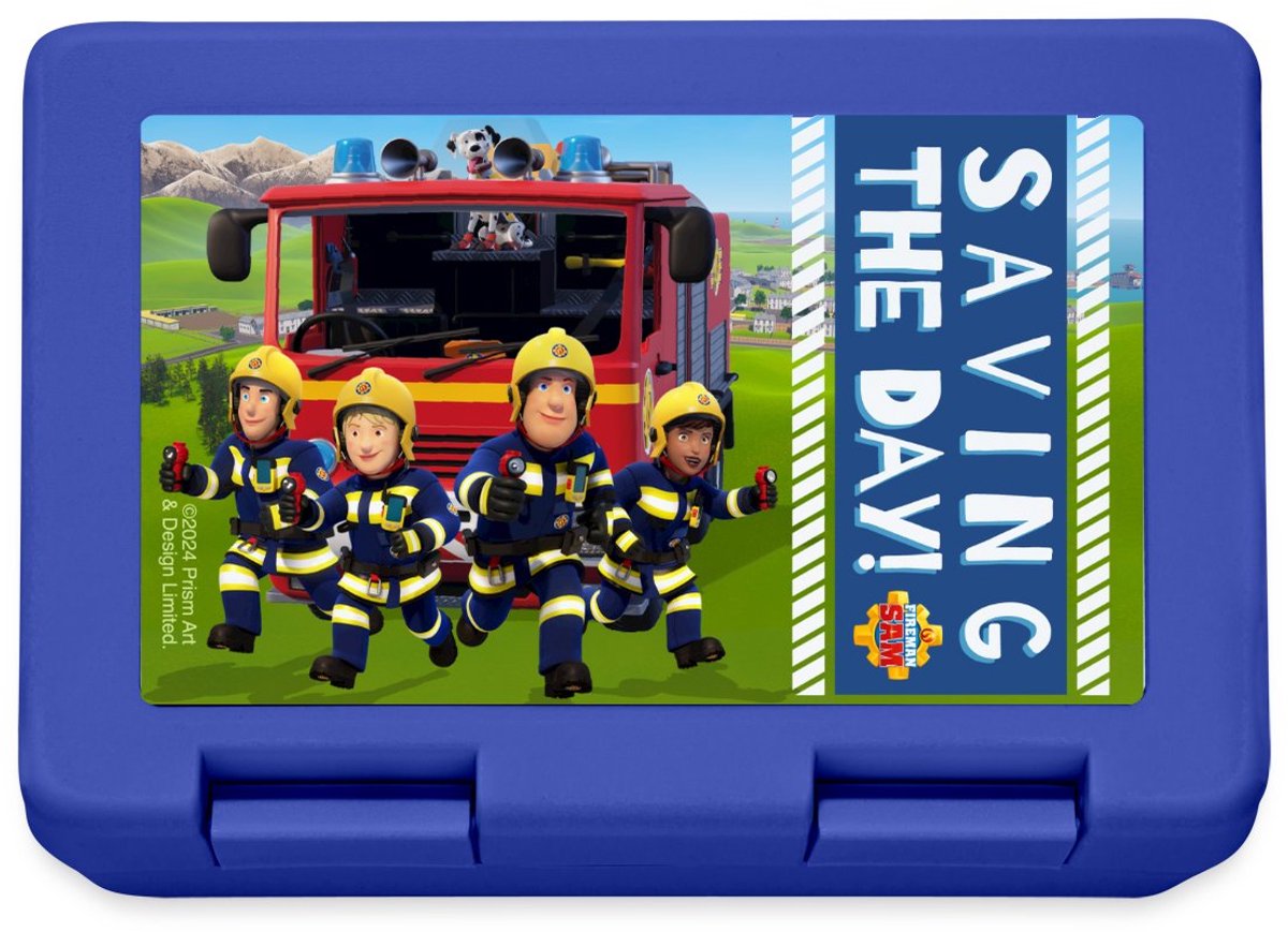 Brandweerman Sam™ En Zijn Team Redden De Dag Broodtrommel Lunchbox