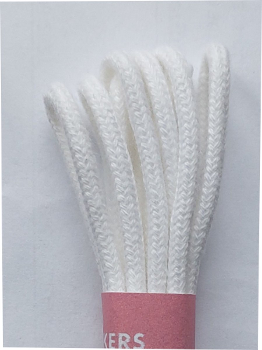 Strickers Veter - Wit - Dun Rond - Lengte 90 cm - Dikte 2,5 mm - Schoenveter