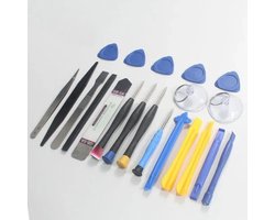 BukkitBow - Professionele Smartphone Reparatie Kit - 21 in 1 Precisie Gereedschap Set - Geschikt Voor iPhone Samsung en Elektronica Reparatie