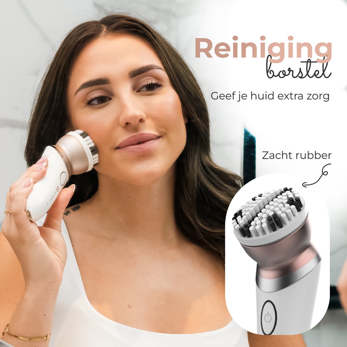 Wellshave 4 in 1 Ladyshave voor Vrouwen - Trimmer voor Vrouwen & Dames - Bikinitrimmer Dames - Scheerapparaat Vrouw thumbnail 4
