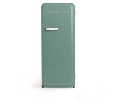 CREATE - Koelkast in retrostijl - Sage - Handvat Marmer - FRIDGE RETRO 281L
